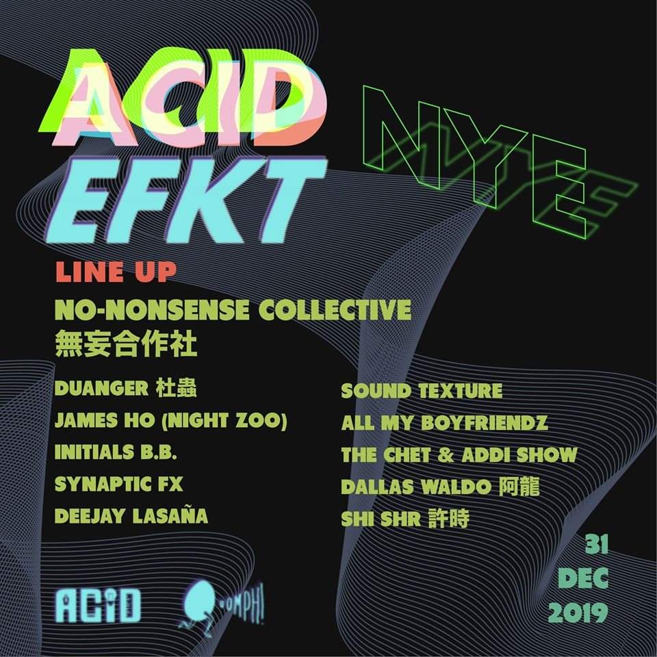Acid Efkt NYE Party - フライヤー裏