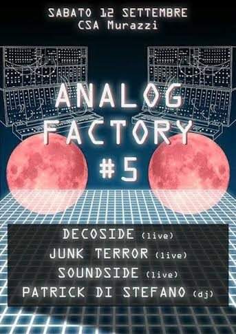Analog Factory#5 - フライヤー表