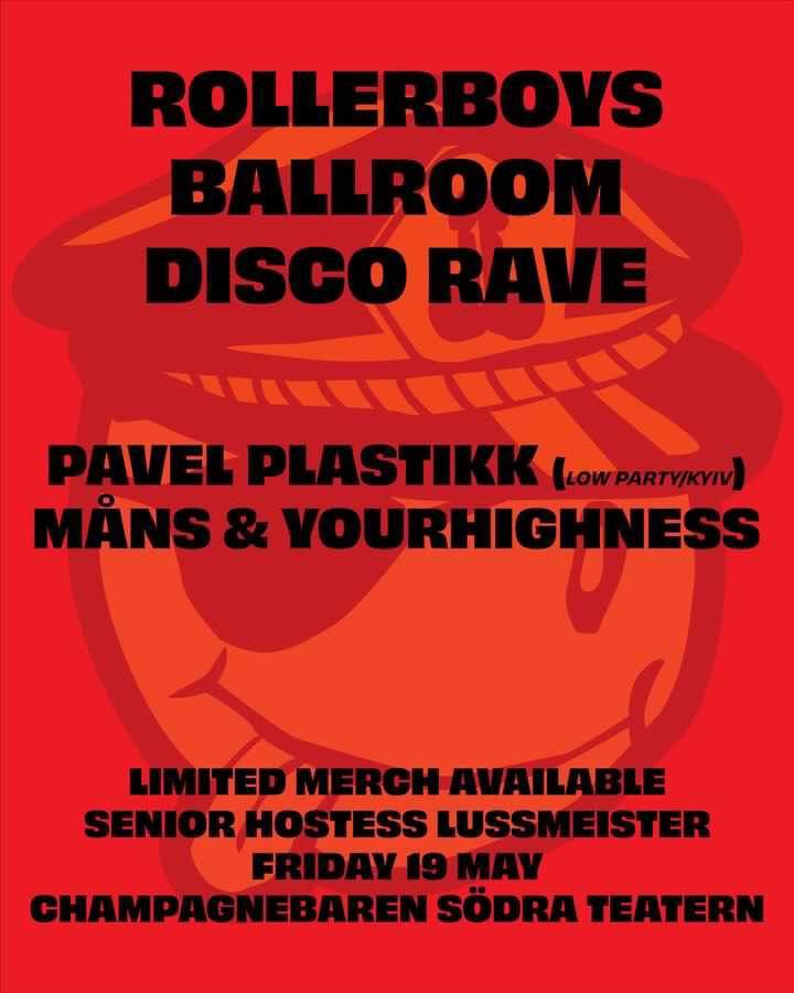 Rollerboys Ballroom Disco Rave - フライヤー表