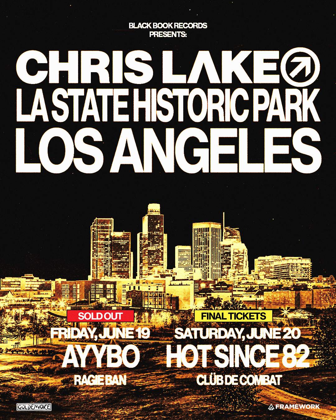 RAP , RACE + RESISTANCE in Los Angeles❗️ Chris Lake at Los Angeles State Historic Park, Los Angeles