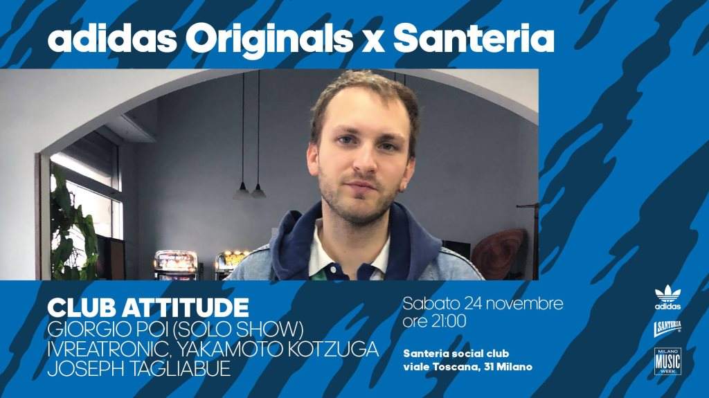 Club Attitude: Giorgio Poi (solo show) Ivreatronic & more - Página frontal