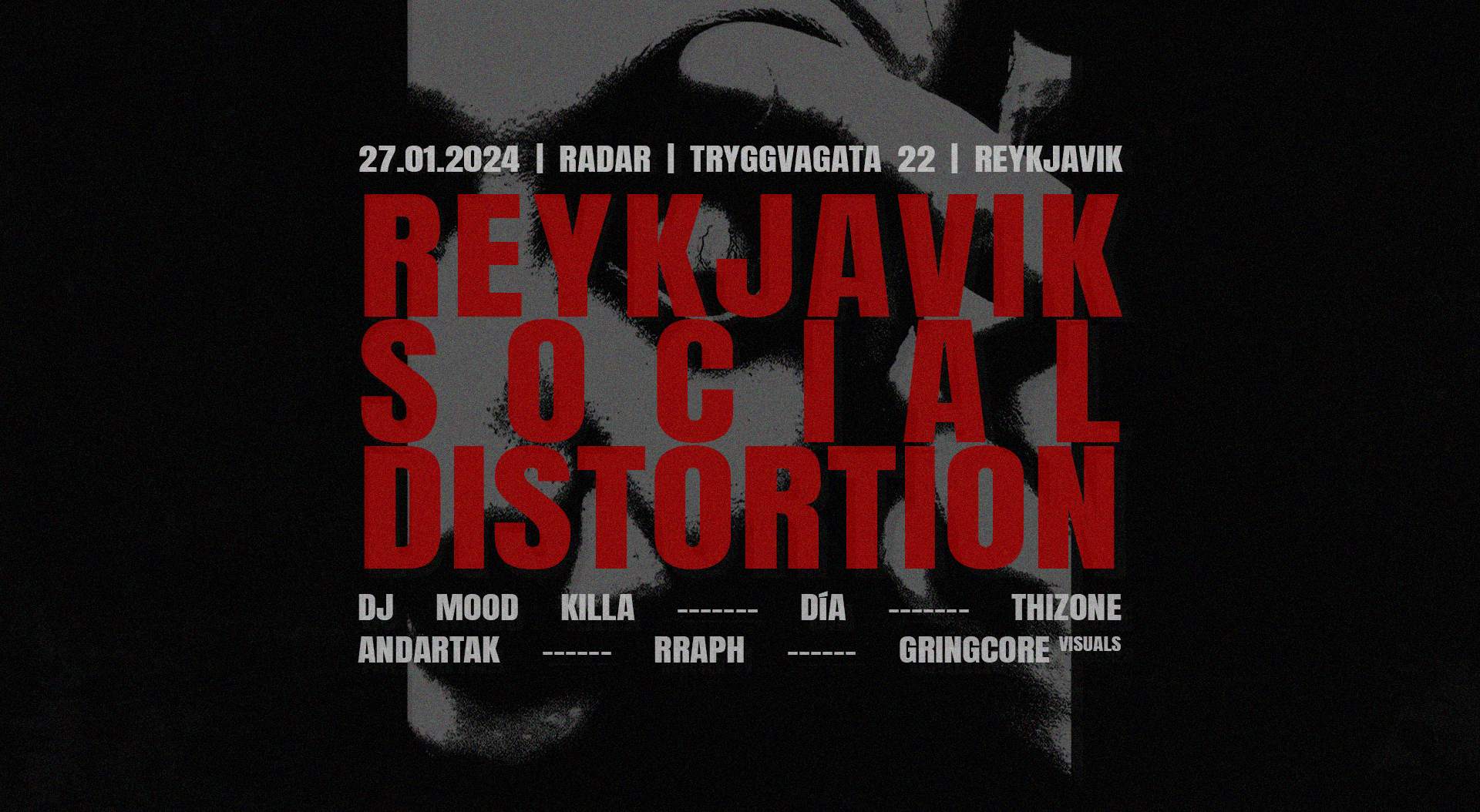 Reykjavík Social Distortion - フライヤー表