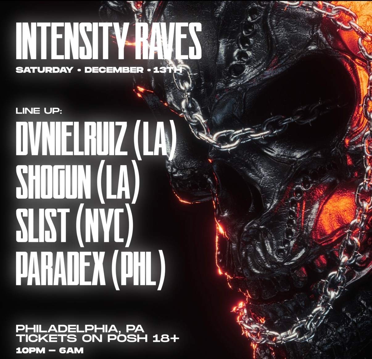 𝑴𝑨𝑺𝑺𝑰𝑽𝑬 𝑰𝑵𝑫𝑶𝑶𝑹 𝑻𝑬𝑪𝑯𝑵𝑶 𝑹𝑨𝑽𝑬 𝑩𝒀 𝑰𝑵𝑻𝑬𝑵𝑺𝑰𝑻𝒀 at TBA, Philadelphia