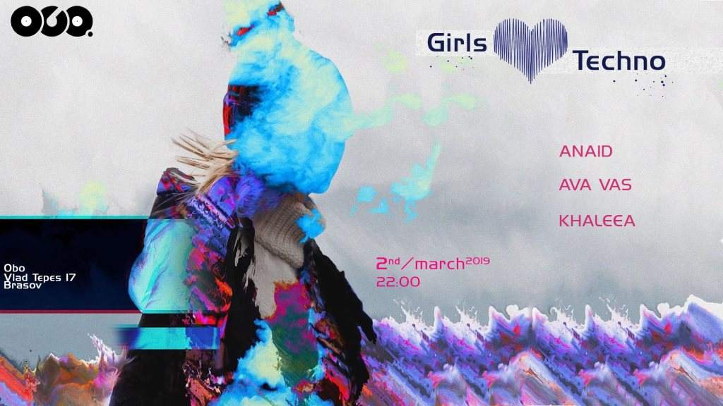 Girls Love Techno ♡ Brasov  - フライヤー表