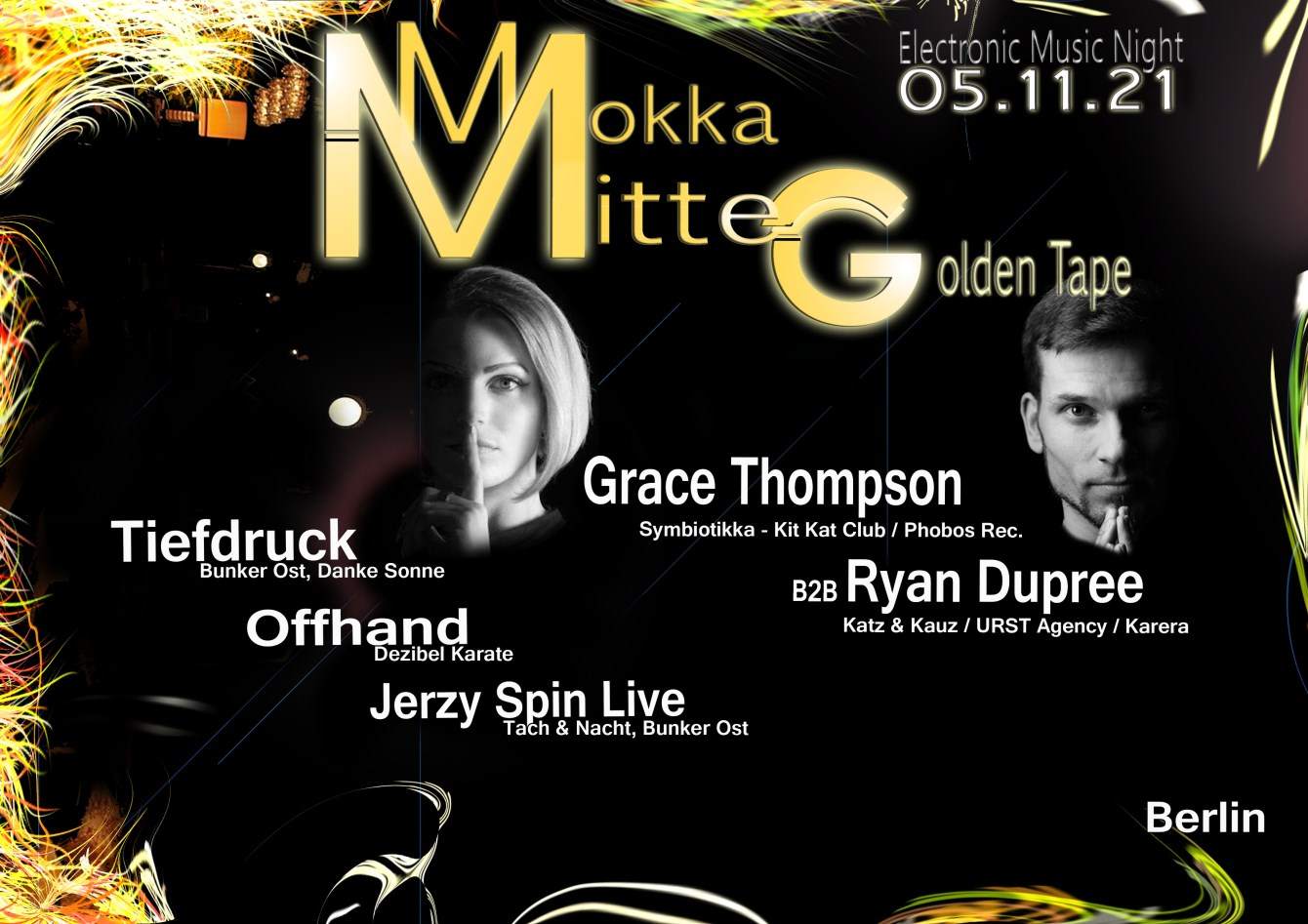 Golden Tape@ Mokka Mitte // Electronic Night - Página frontal