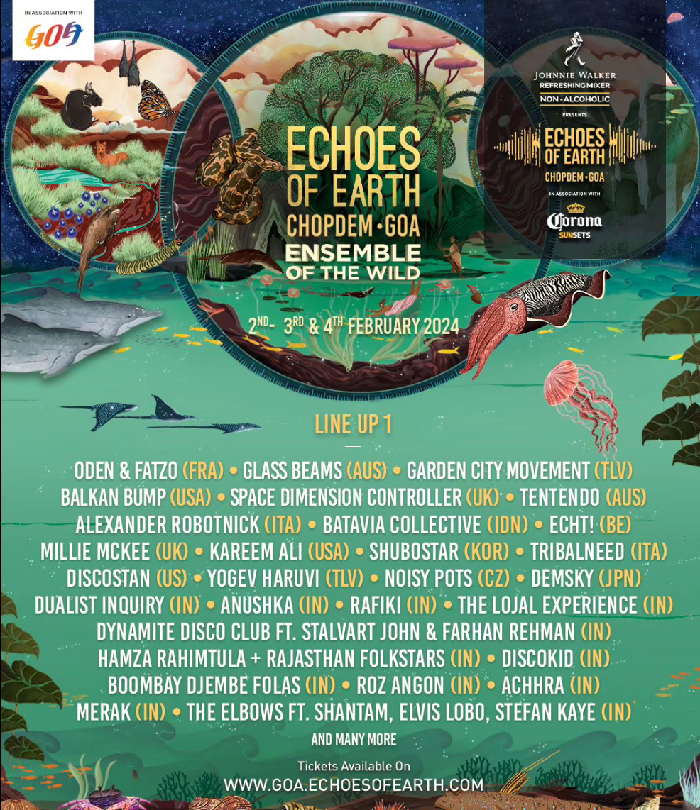 Echoes of Earth, Goa - フライヤー表