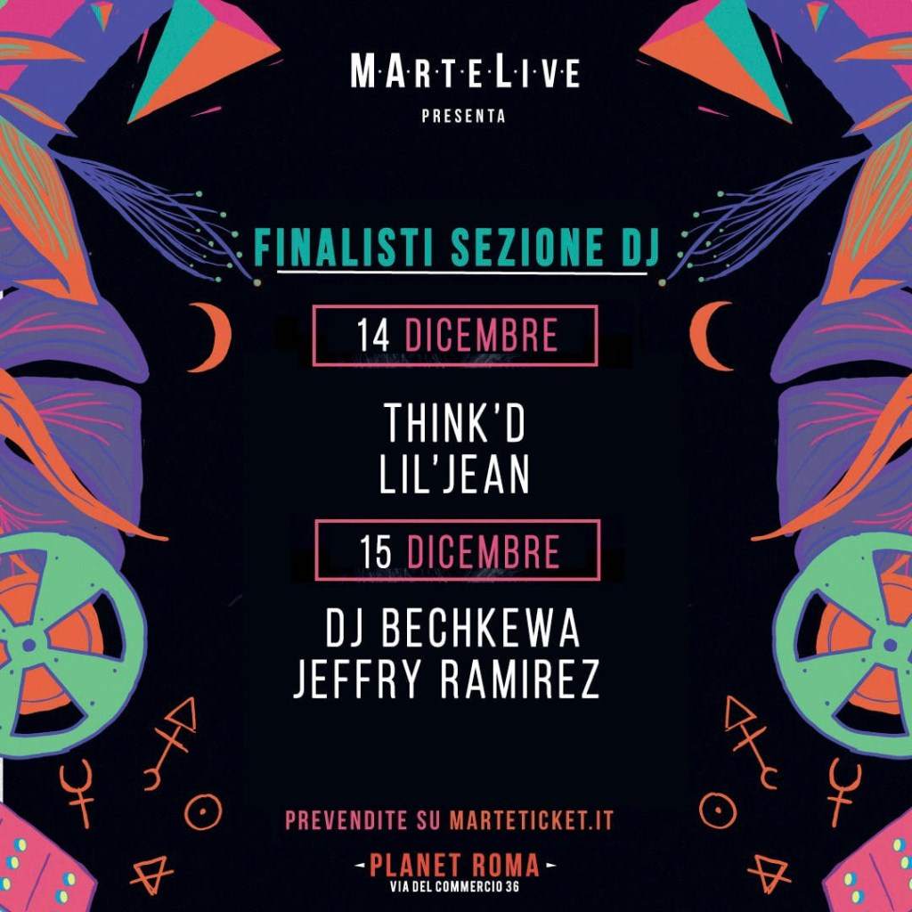 Martelive DJ Final 2021 - フライヤー表