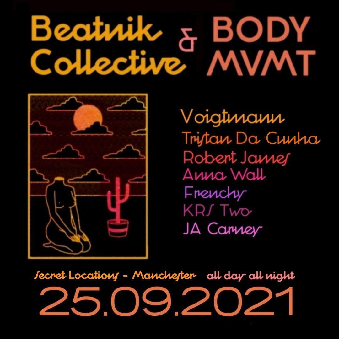 Beatnik Collective x Body Mvmt // MCR // Day & Night - Página frontal