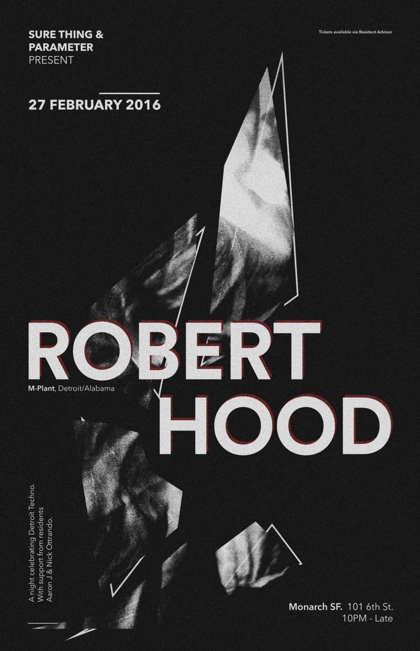 Parameter & Sure Thing: Robert Hood - Página trasera