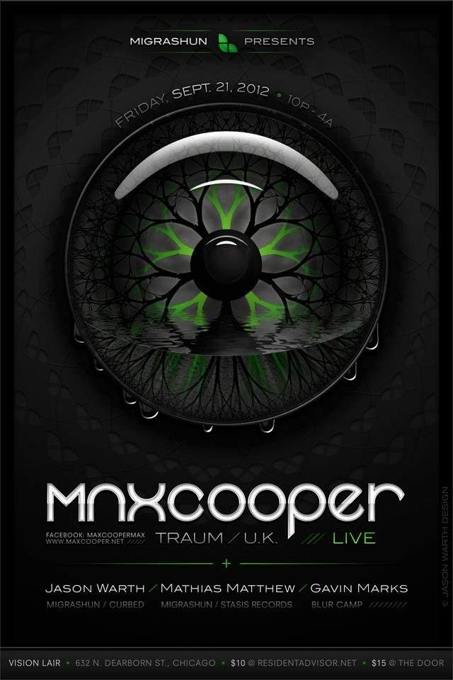 Migrashun presents Max Cooper Live - Página frontal
