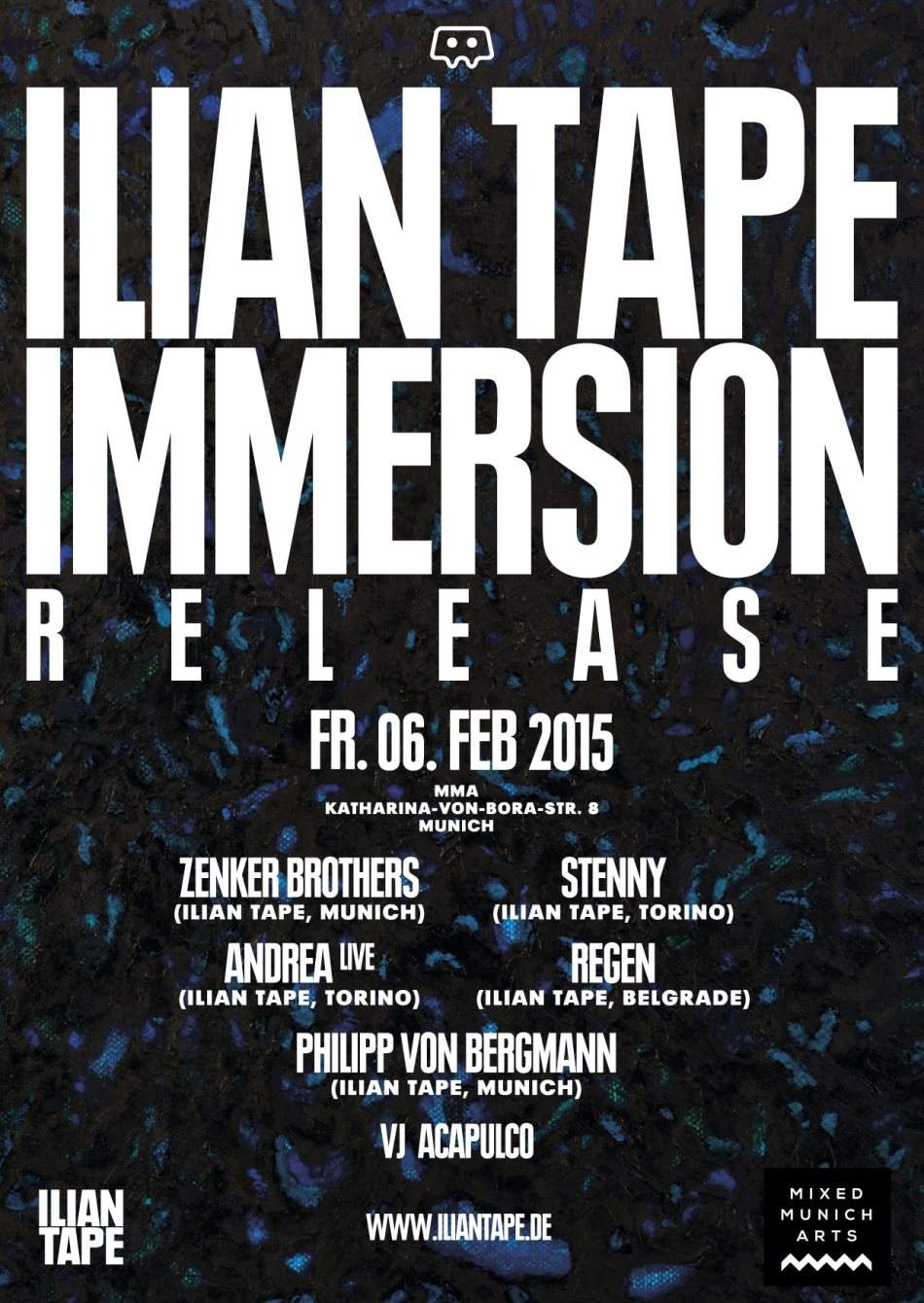 Ilian Tape presents Zenker Brothers Immersion Release - Página frontal