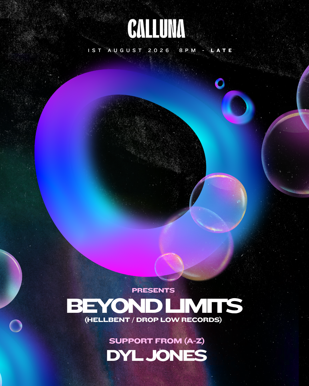 Calluna presents: Beyond Limits at Calluna, Nottingham