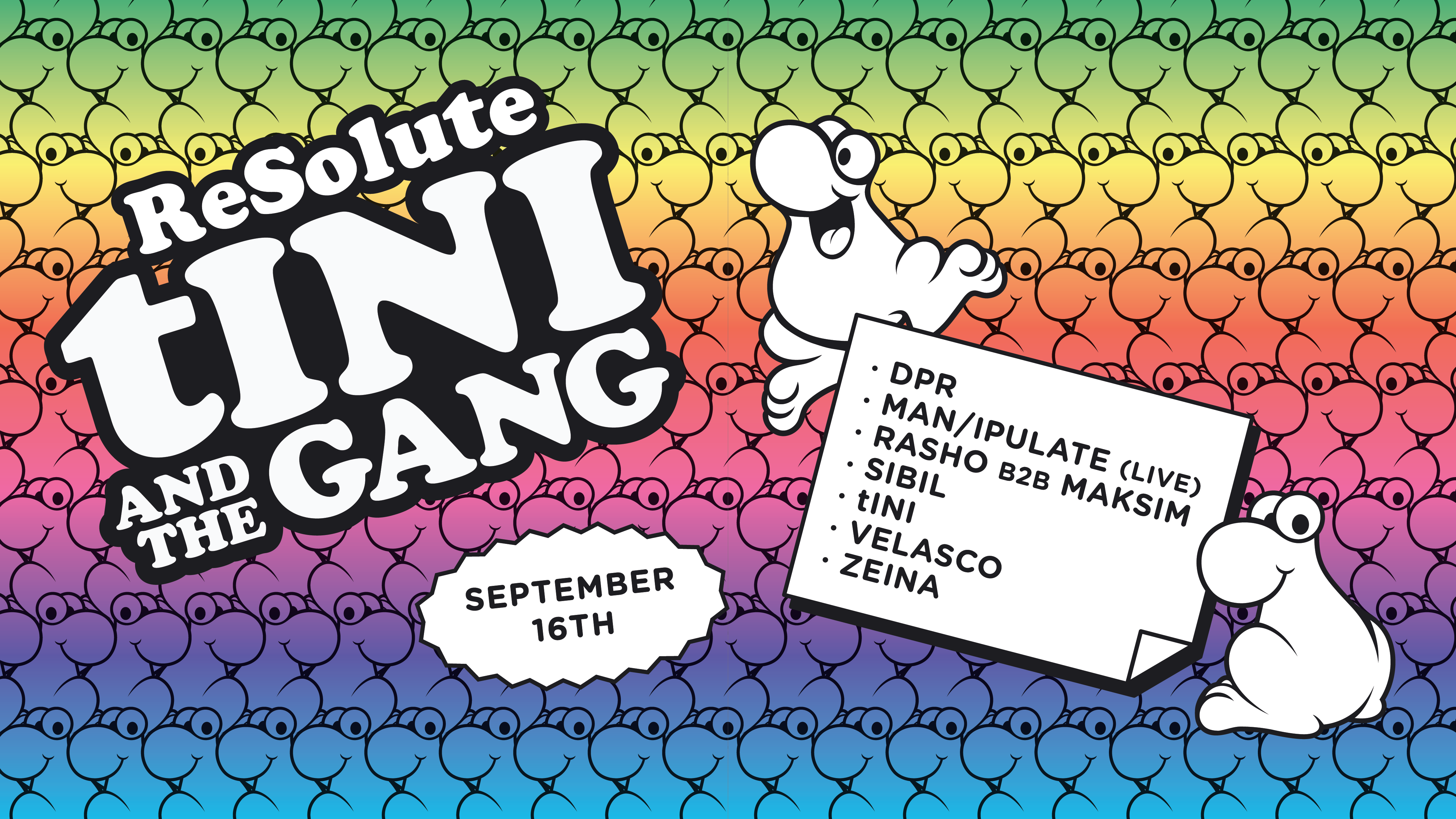 ReSolute presents: tINI and The Gang - フライヤー表