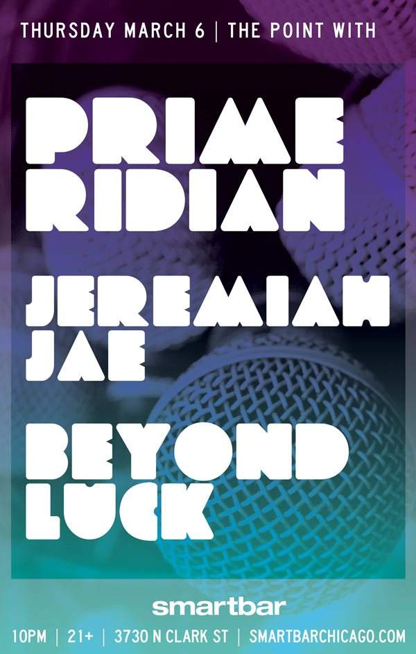 The Point with Primeridian - Jeremiah JAE - Beyond Luck - Página frontal