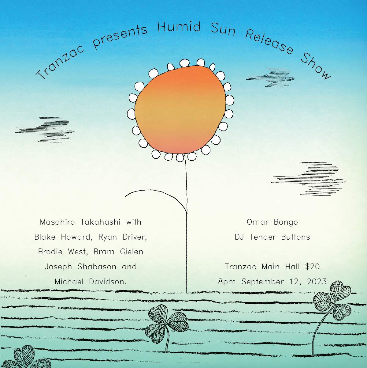 Humid Sun Release show at Tranzac Toronto