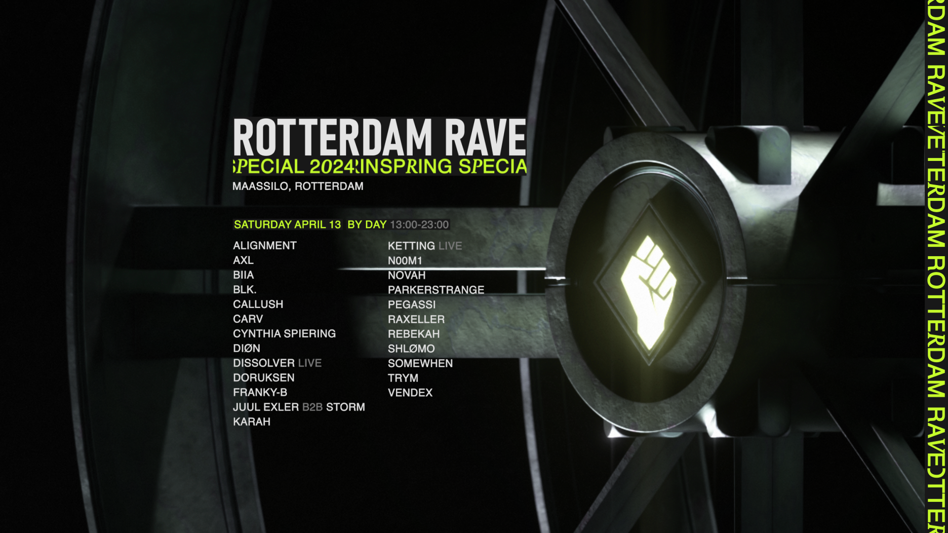 Rotterdam Rave 'Spring Special' 2025 at Maassilo, Rotterdam