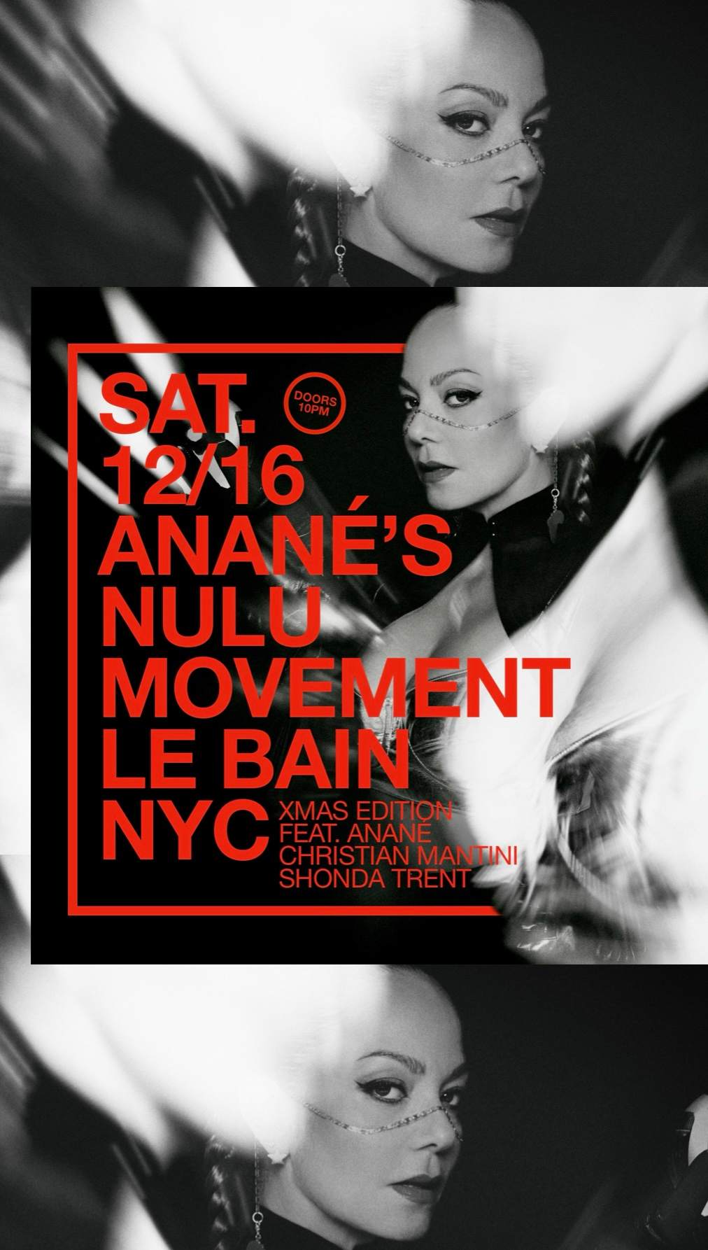 Anané's Nulu Movement Xmas Edition - フライヤー表