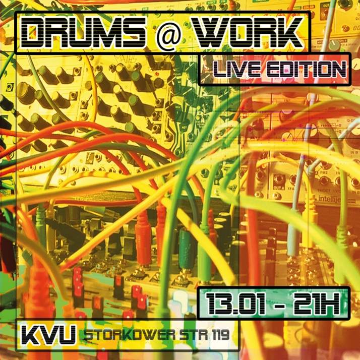 Drums at Work: Live Edition - フライヤー表