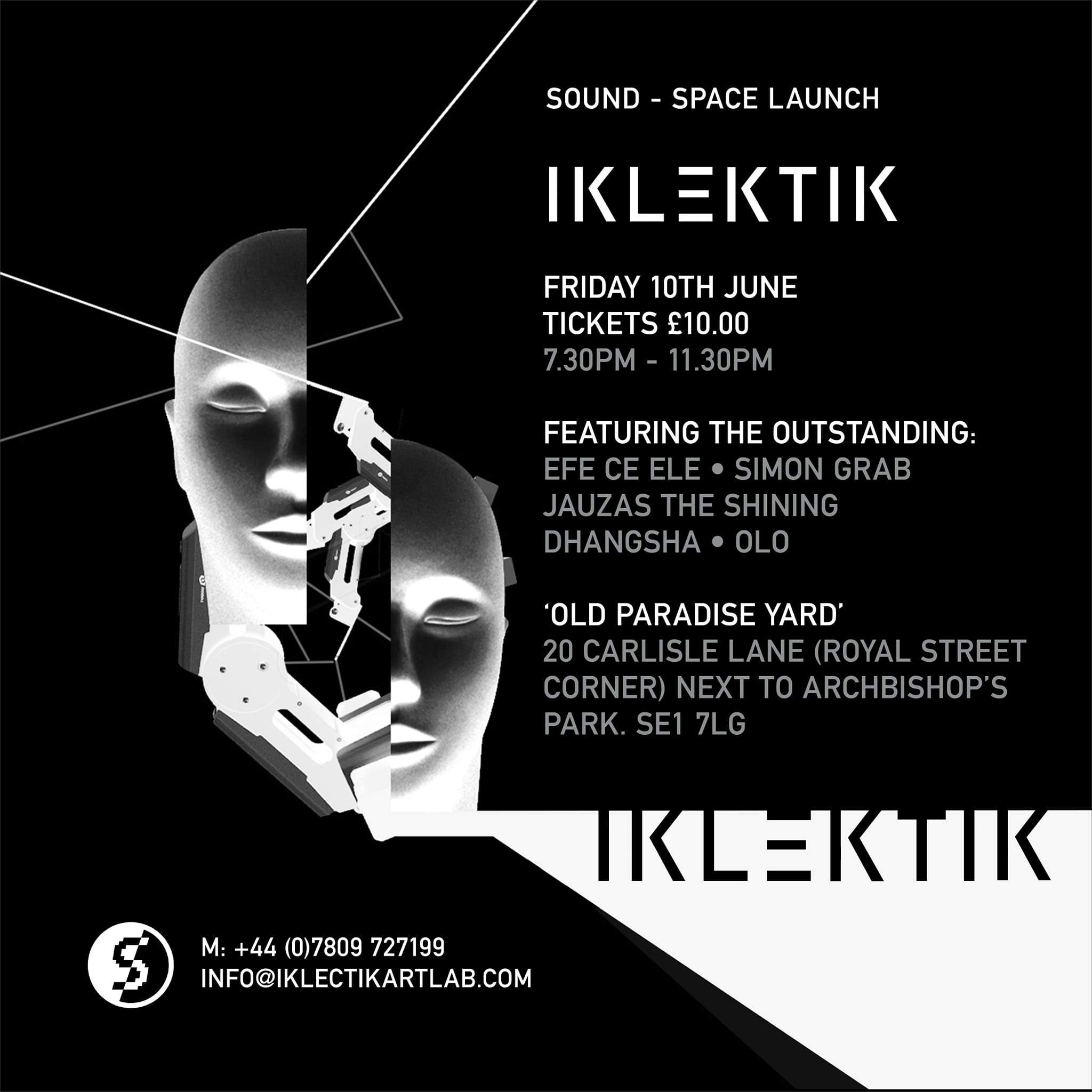 Sound-Space Launch Iklectik - フライヤー表