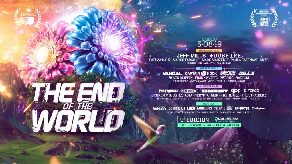 The End of the World Festival 2019 - フライヤー表