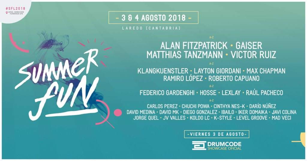 Summer Fun Laredo 2018 - フライヤー表