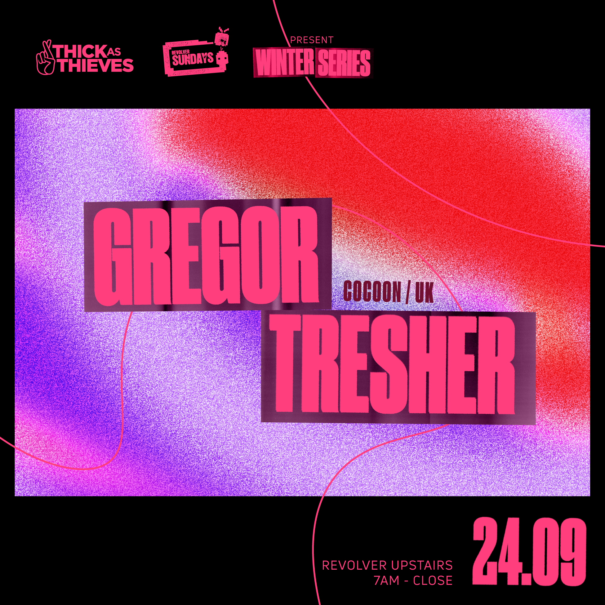 Winter Series feat. Gregor Tresher - フライヤー表
