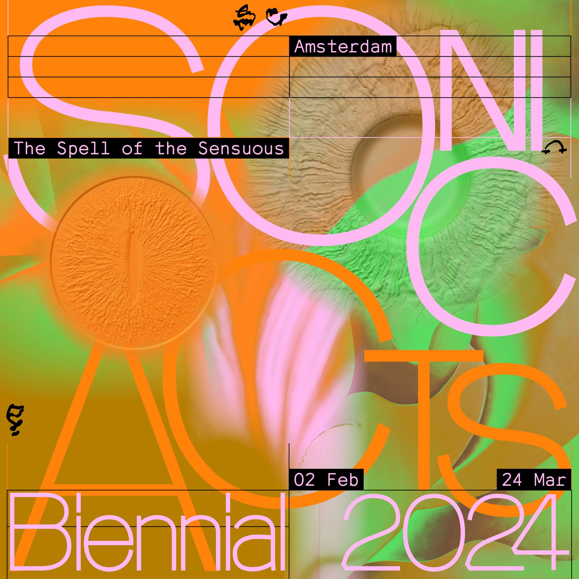 Sonic Acts Biennial 2024: Garage Noord Club Night - フライヤー表