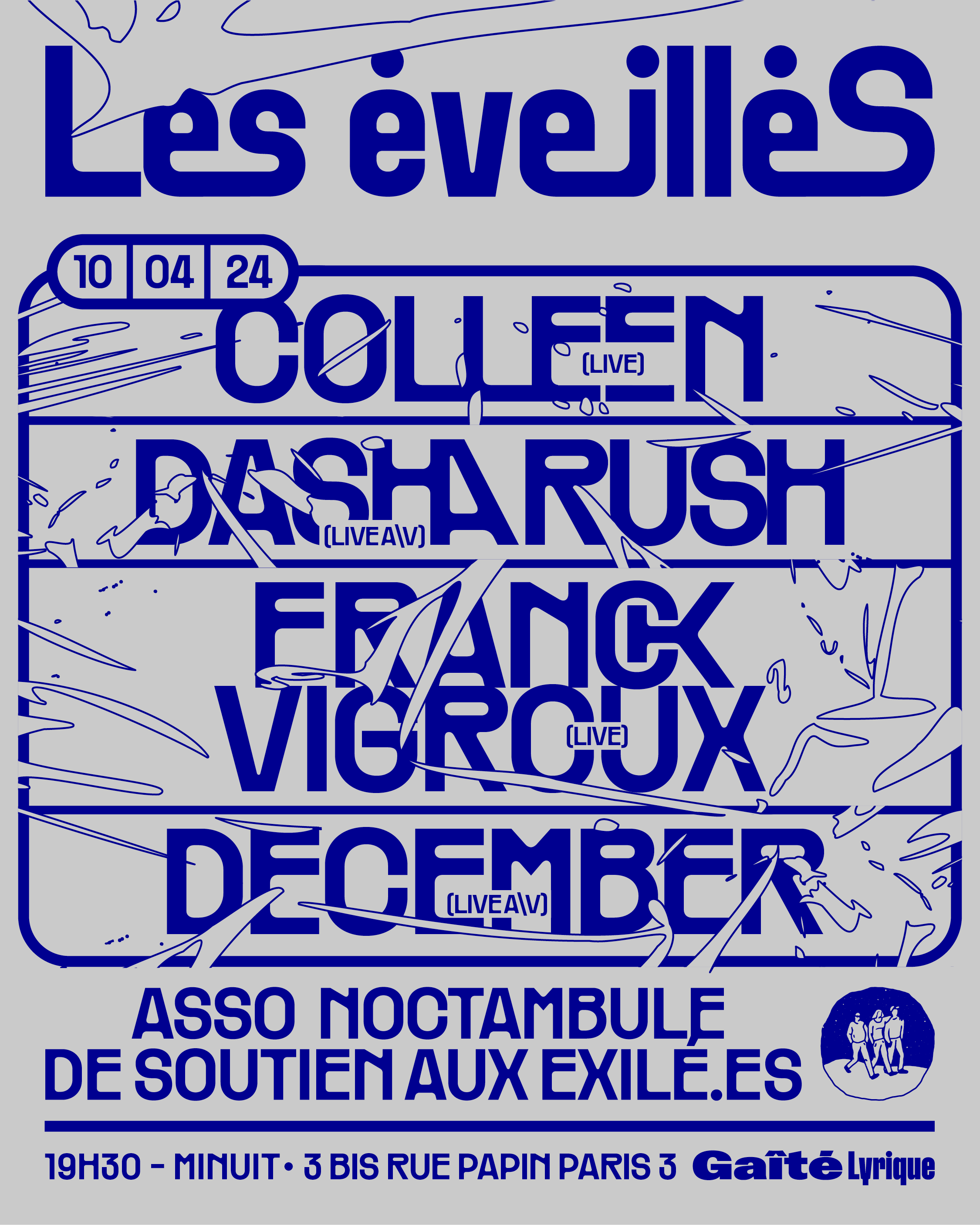 Dasha Rush, Franck Vigroux, Colleen & December at Gaité Lyrique - Página frontal