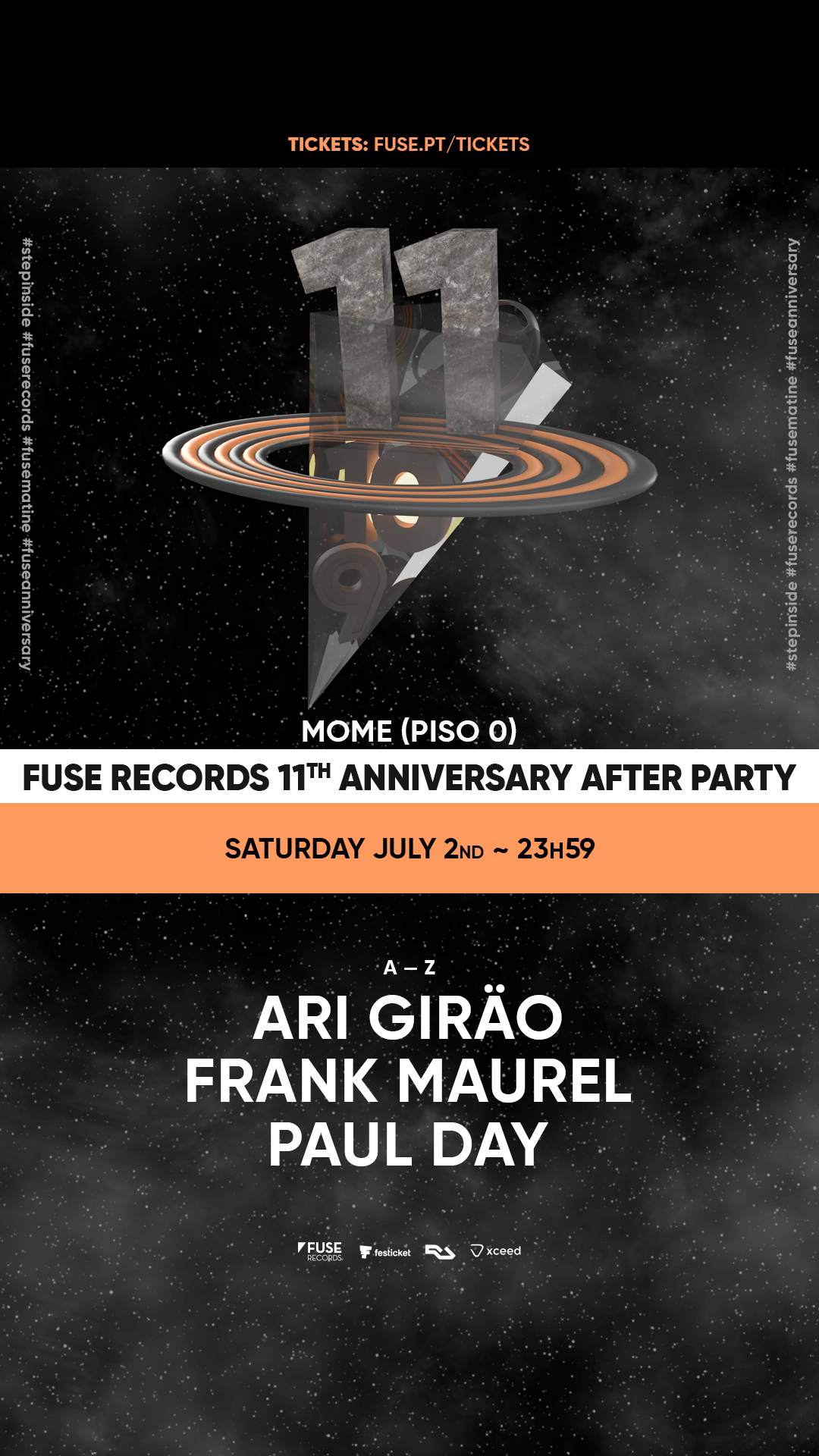 Fuse Records 11th Anniversary: After Party (saturday) - Página frontal
