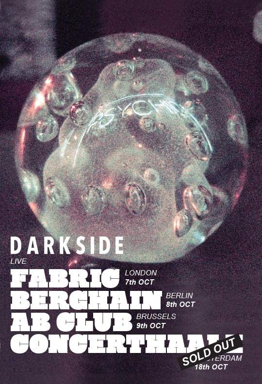 Fabric presents Darkside - Página frontal
