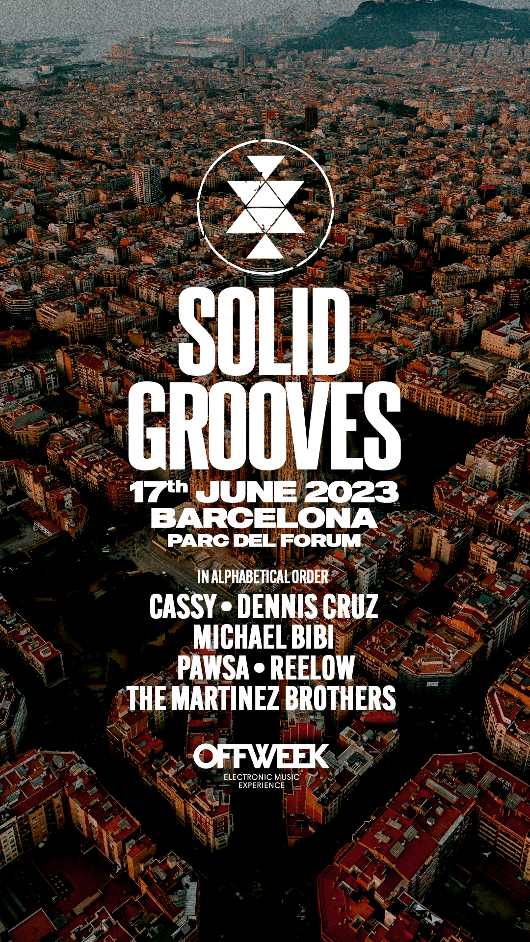 Solid Grooves - OFFWEEK FESTIVAL 2023  - フライヤー裏