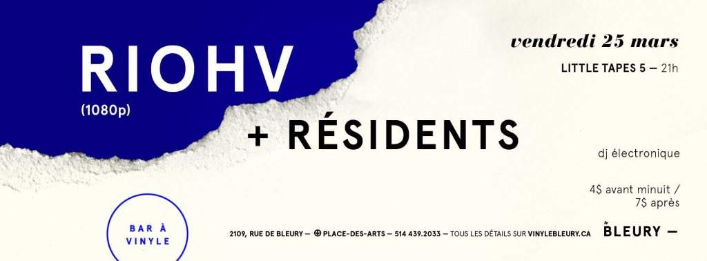 Little Tapes with Riohv & Residents - フライヤー表