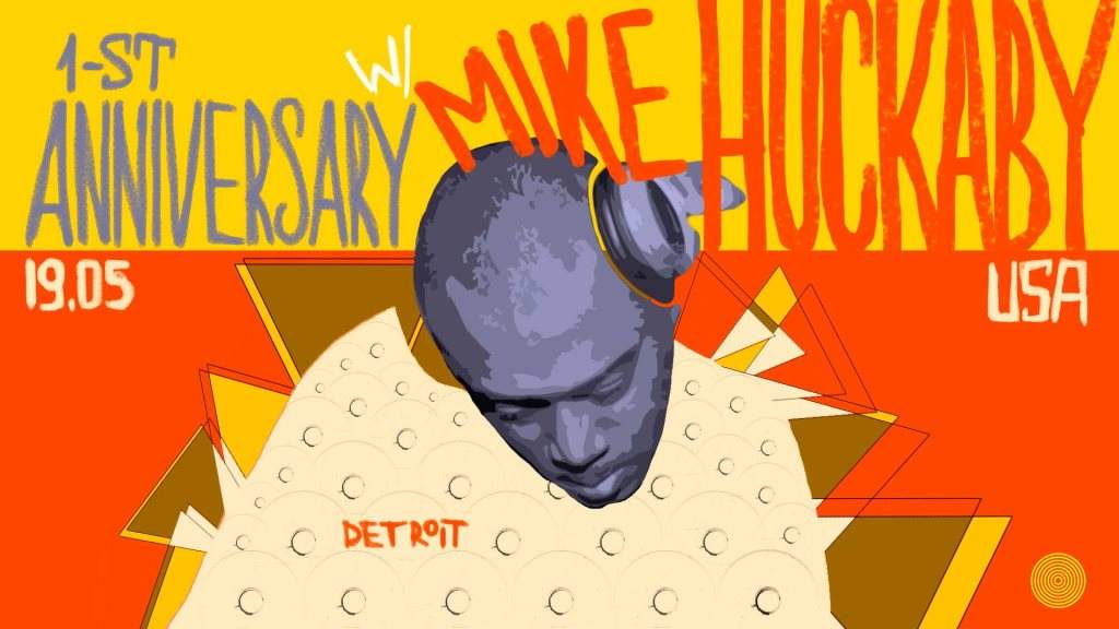 1-st Anniversary with Mike Huckaby - Página frontal