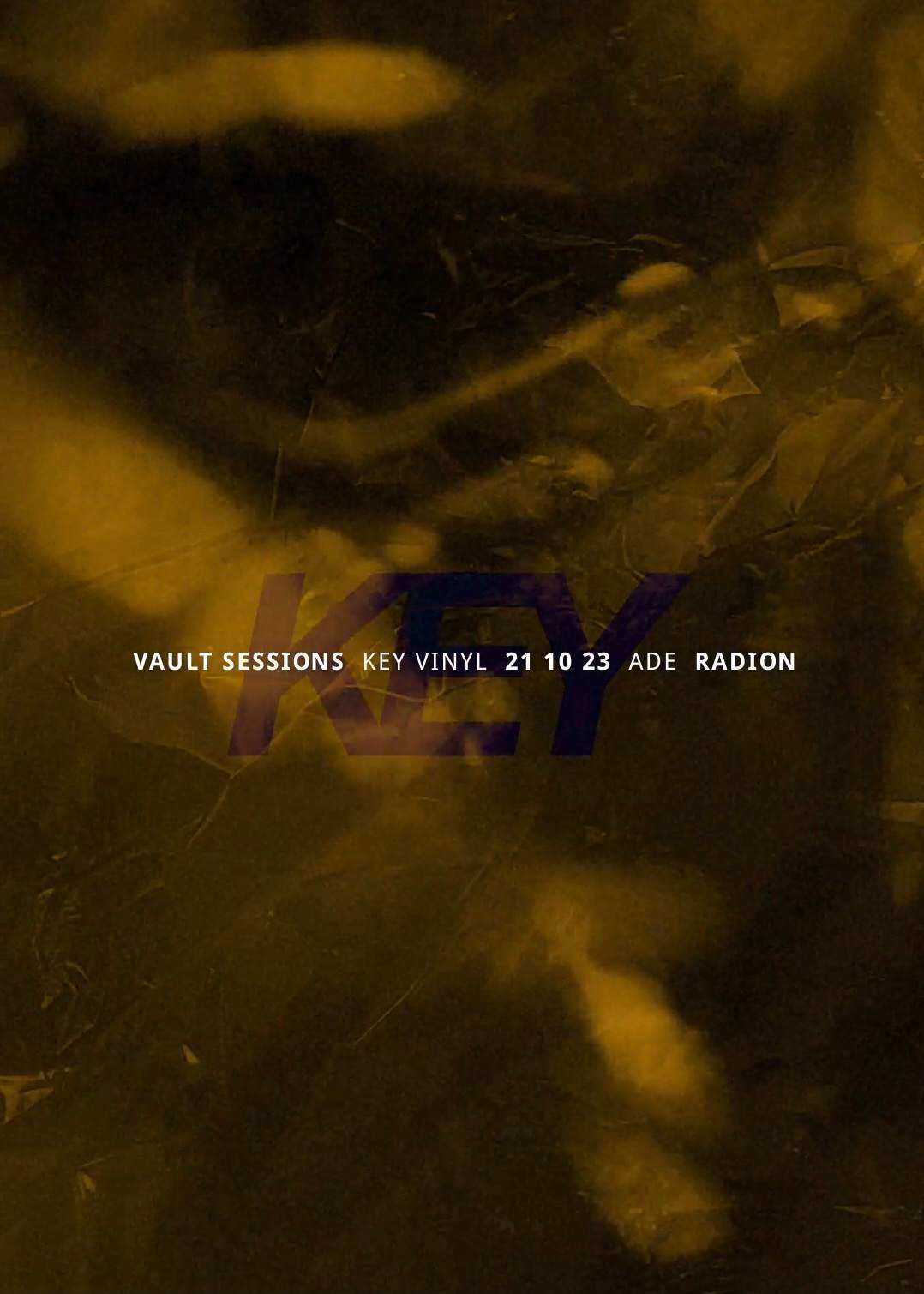 Vault Sessions x KEY Vinyl - Página frontal