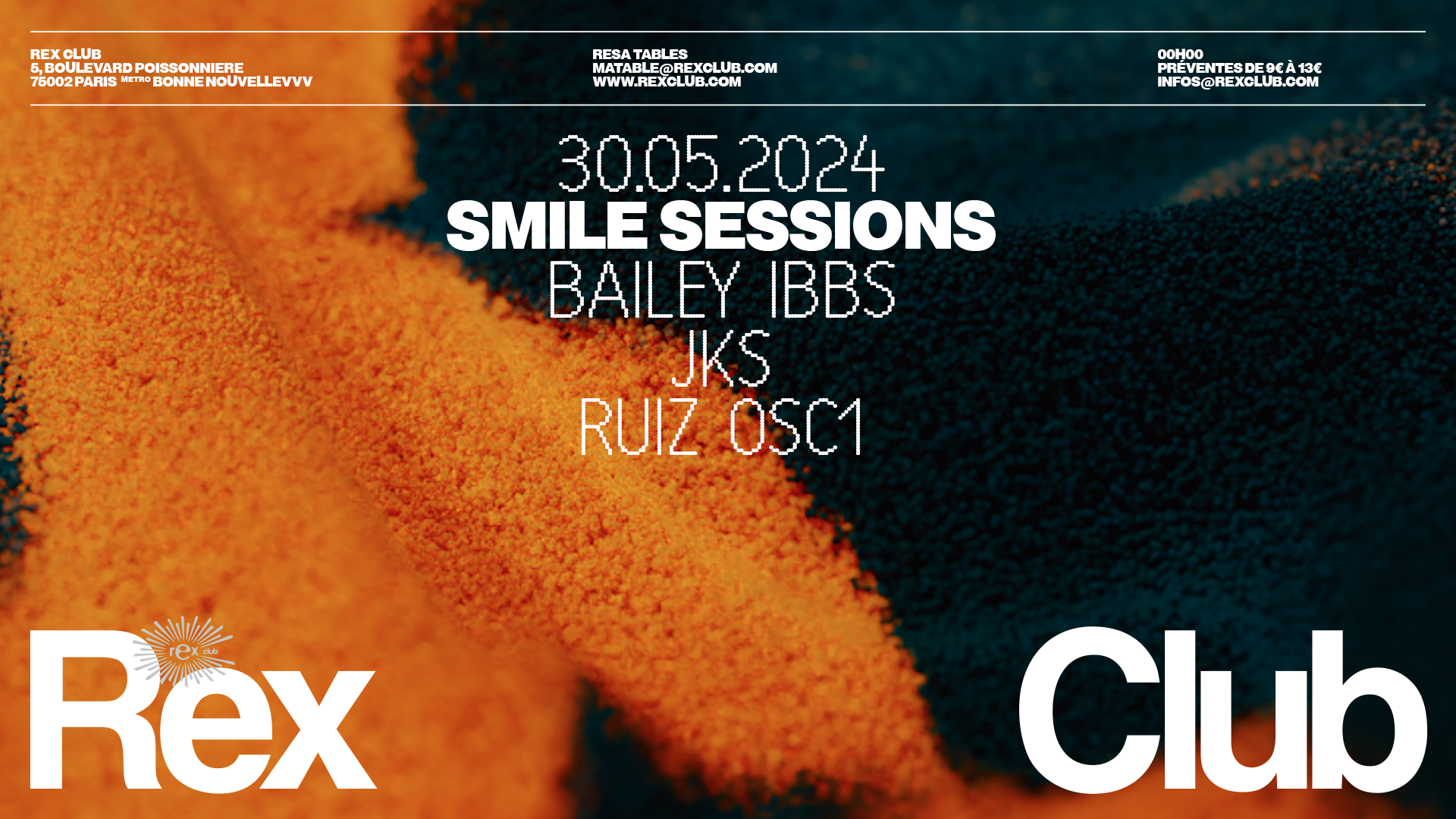 Smile Sessions: Bailey Ibbs, JKS, RUIZ OSC1 - フライヤー表