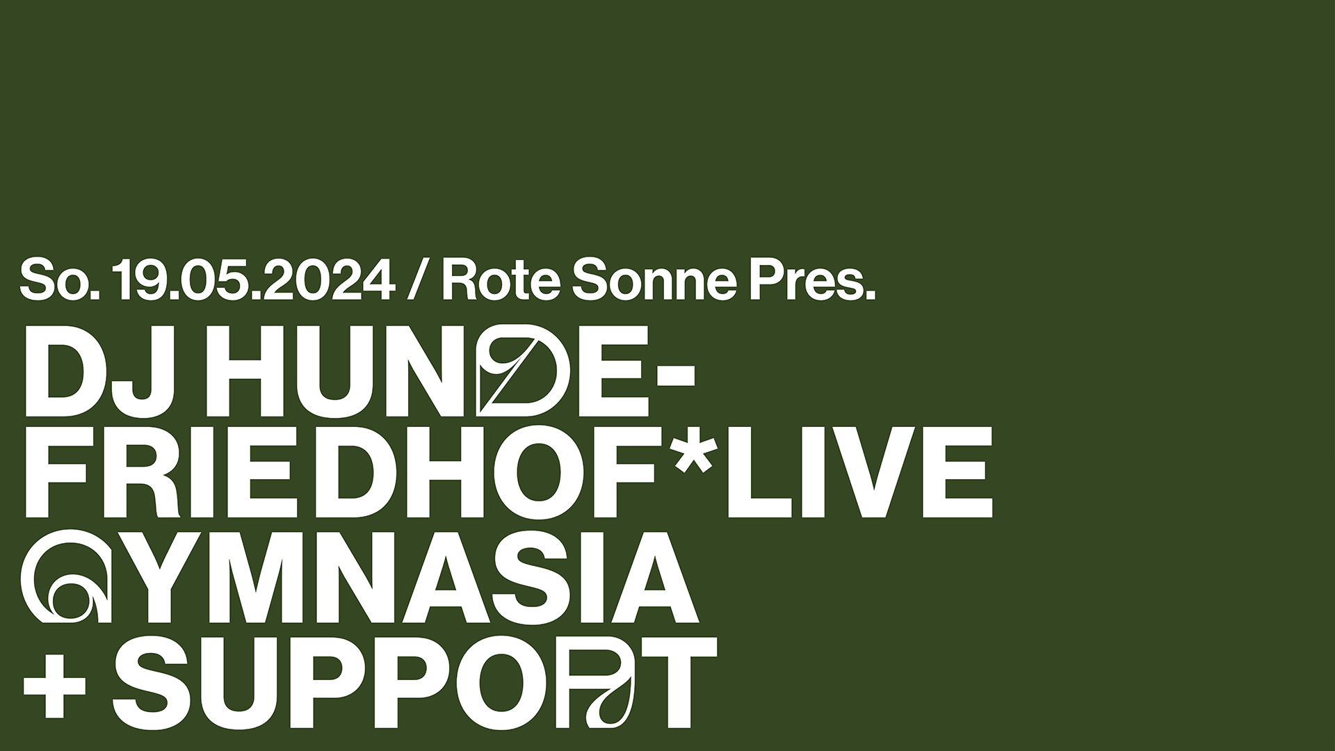 Rote Sonne pres. DJ HUNDEFRIEDHOF*live + Aftershow - Página frontal