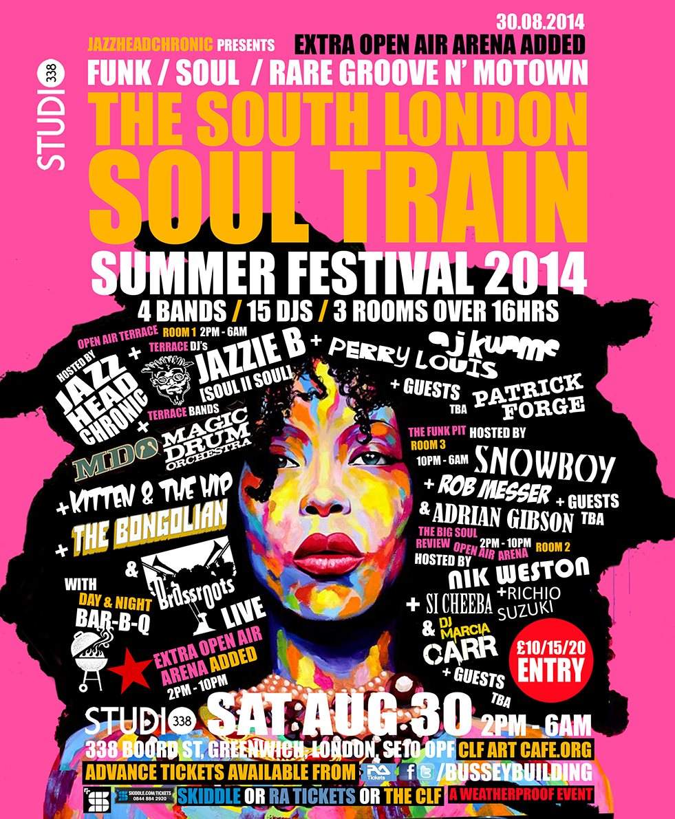 The South London Soul Train Summertime Special - Página trasera