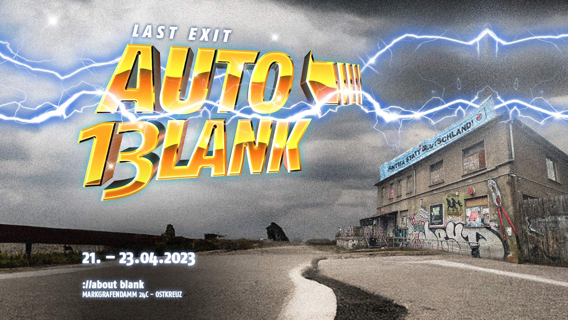 LAST EXIT AUTO13LANK | ://about blank birthday - フライヤー表