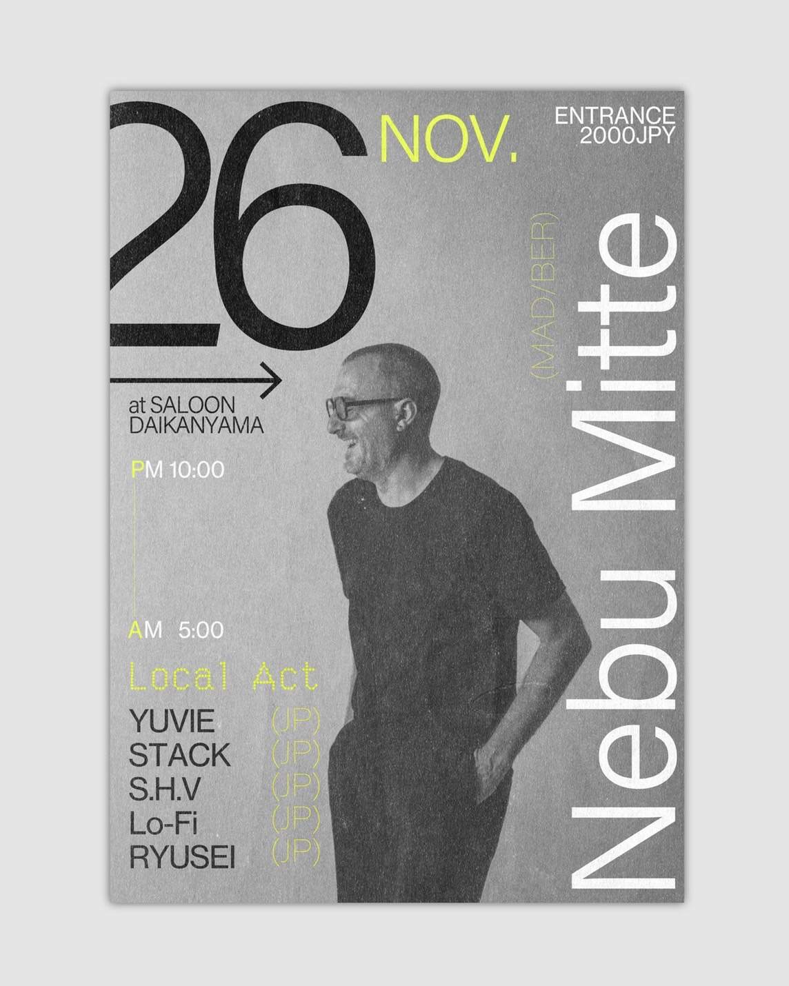 Sensual at Saloon, Tokyo