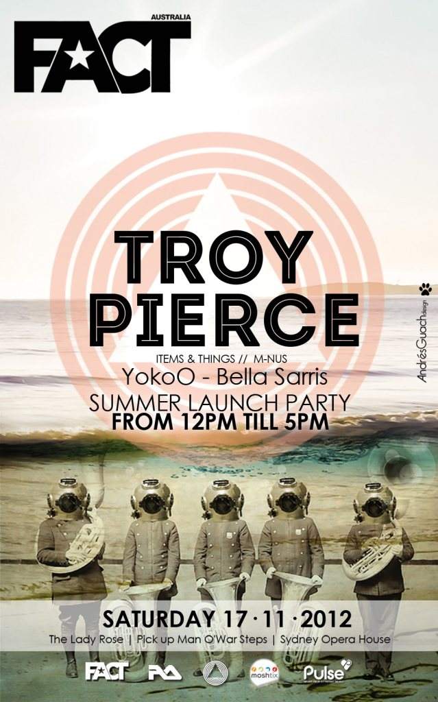 Fact presents Troy Pierce I Yokoo I Bella Sarris I Summer Boat Cruise - Página frontal