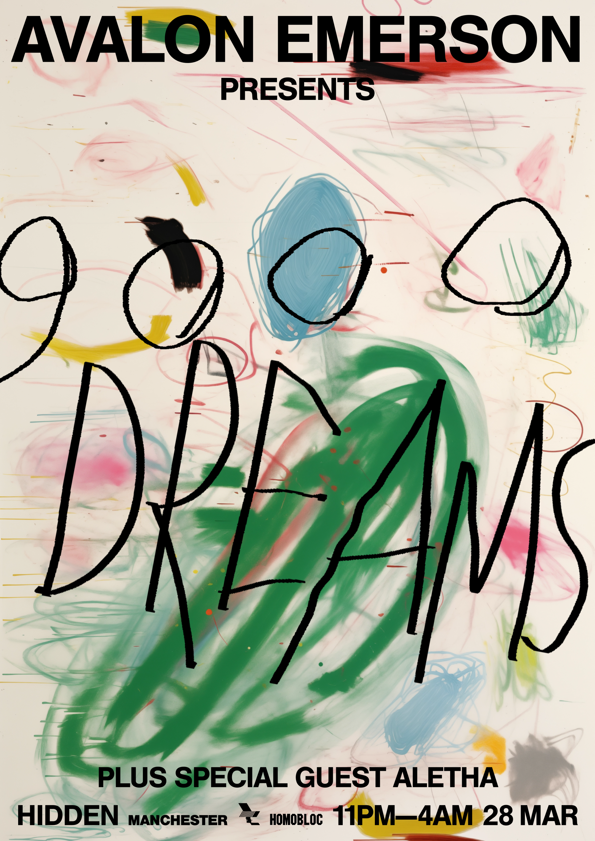Avalon Emerson presents: 9000 Dreams - フライヤー表