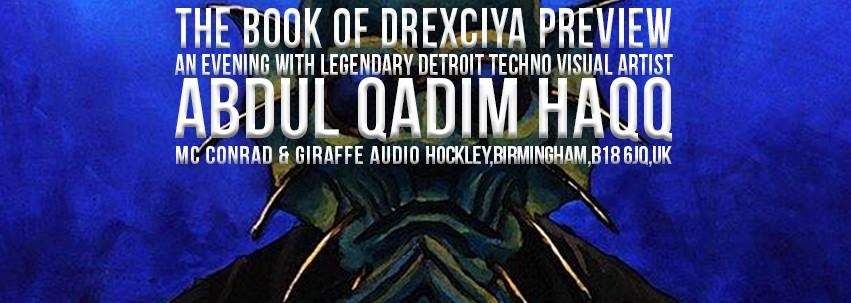 The Book of Drexciya Preview - An Evening with Abdul Qadim Haqq - フライヤー表