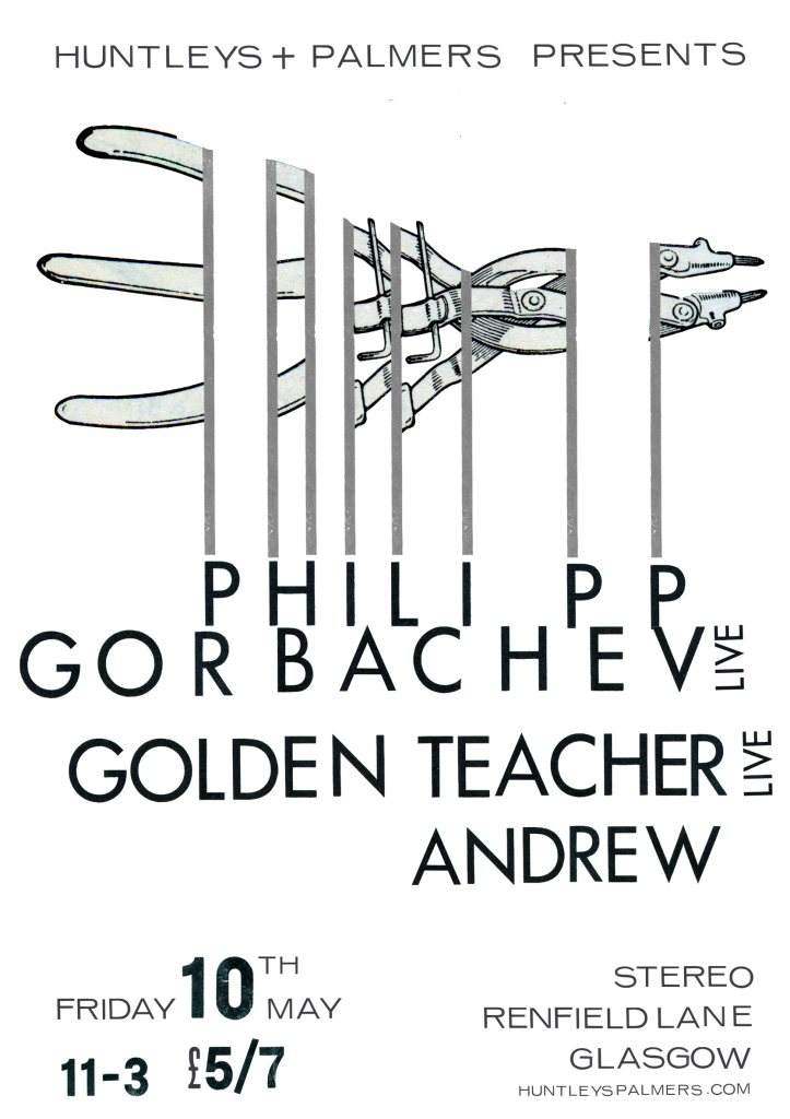 Huntleys & Palmers: Philipp Gorbachev + Golden Teacher Live - Página frontal