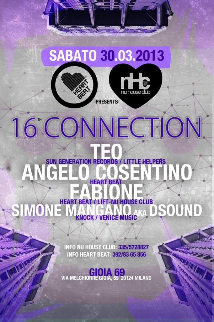 Heart Beat & NU House Club presents: 16th Connection - Página frontal