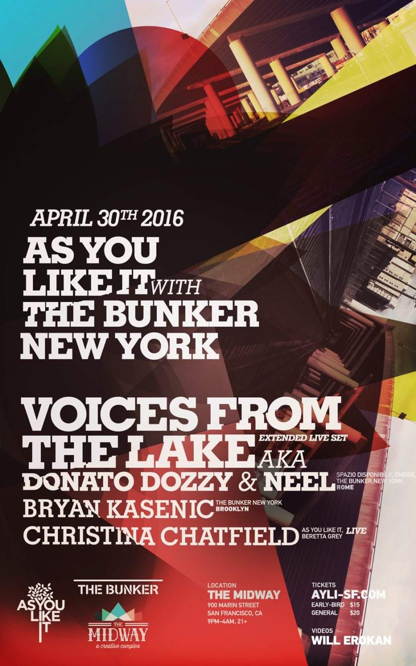 As You Like It with the Bunker New York Feat. Voices From the Lake - Página frontal