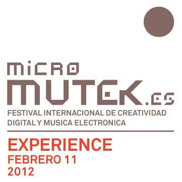 Micro Mutek: Experience - Página frontal