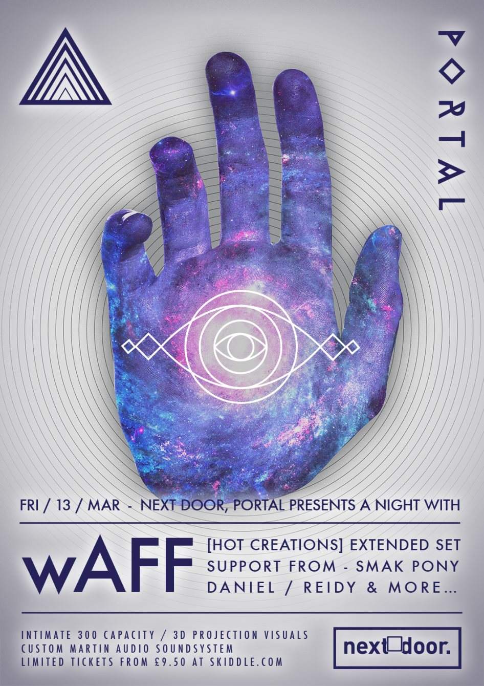 The Portal presents A Night with wAFF - Página frontal
