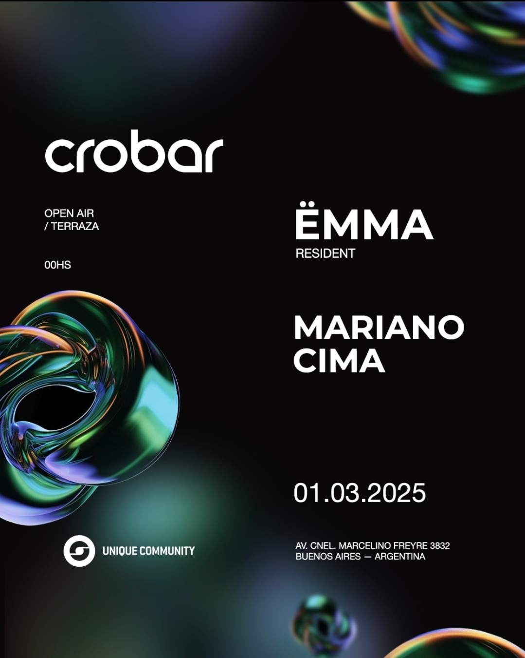 Crobar open air / terraza with ĒMMA & Mariano Cima at Crobar - Buenos ...