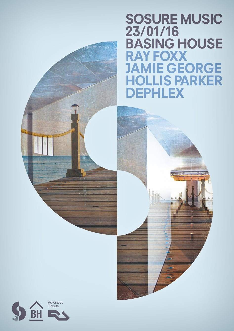 Sosure Music with Ray Foxx, Jamie George + Hollis Parker - フライヤー表