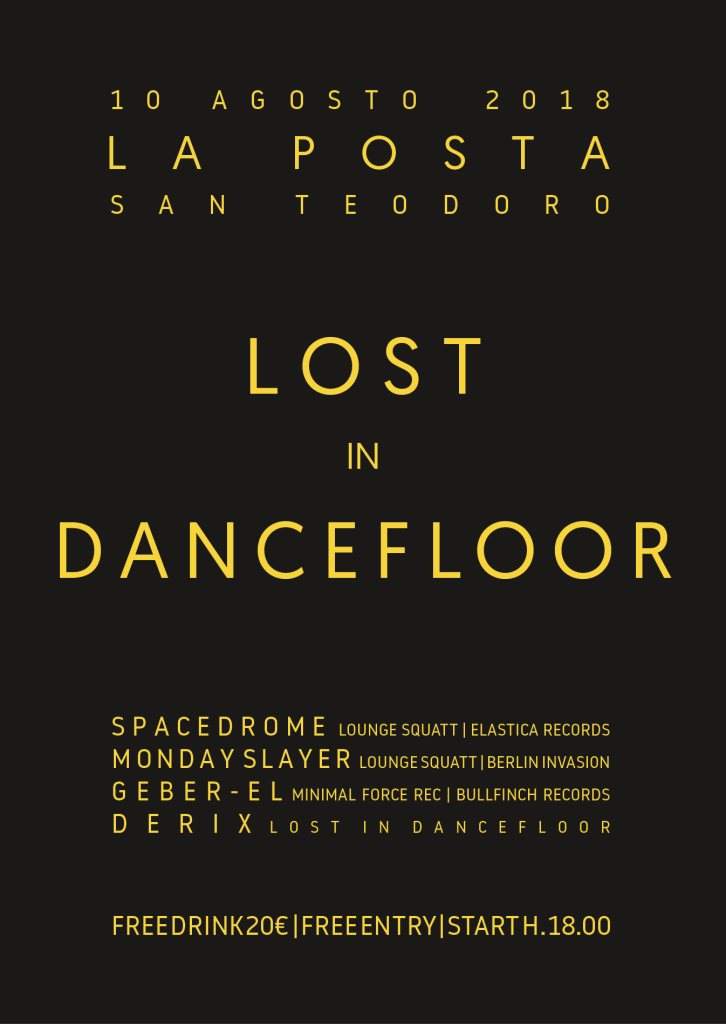 Lost In Dancefloor - フライヤー表